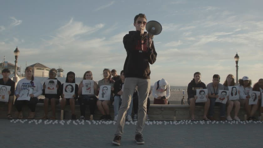 David Hogg in the documentary "Us Kids."