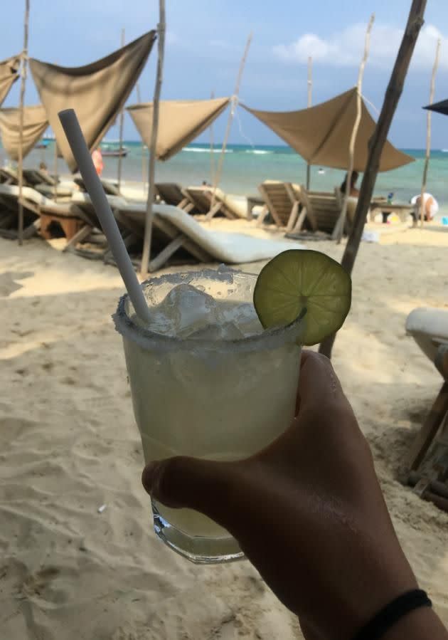 A margarita at beach bar Zensi is a must.