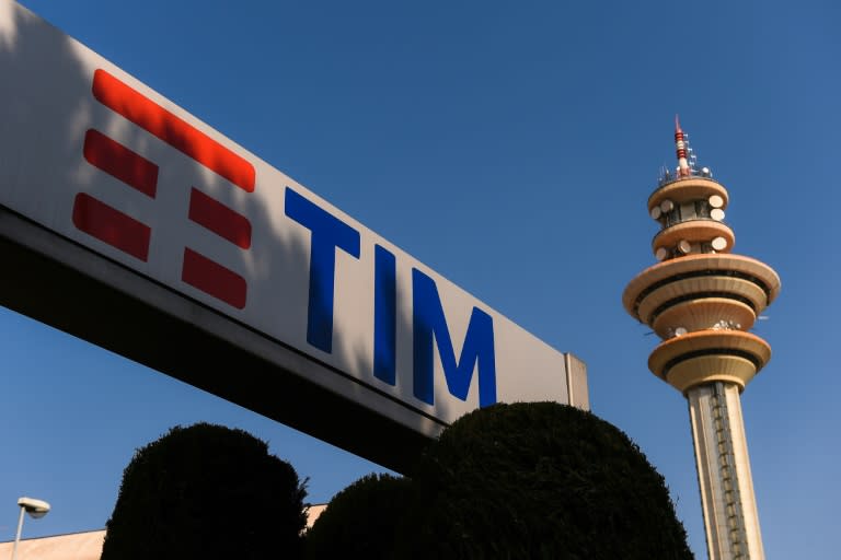 Le siège de Telecom Italia (TIM), le 29 mars 2019 à Rozzano, au sud de Milan (Miguel MEDINA)