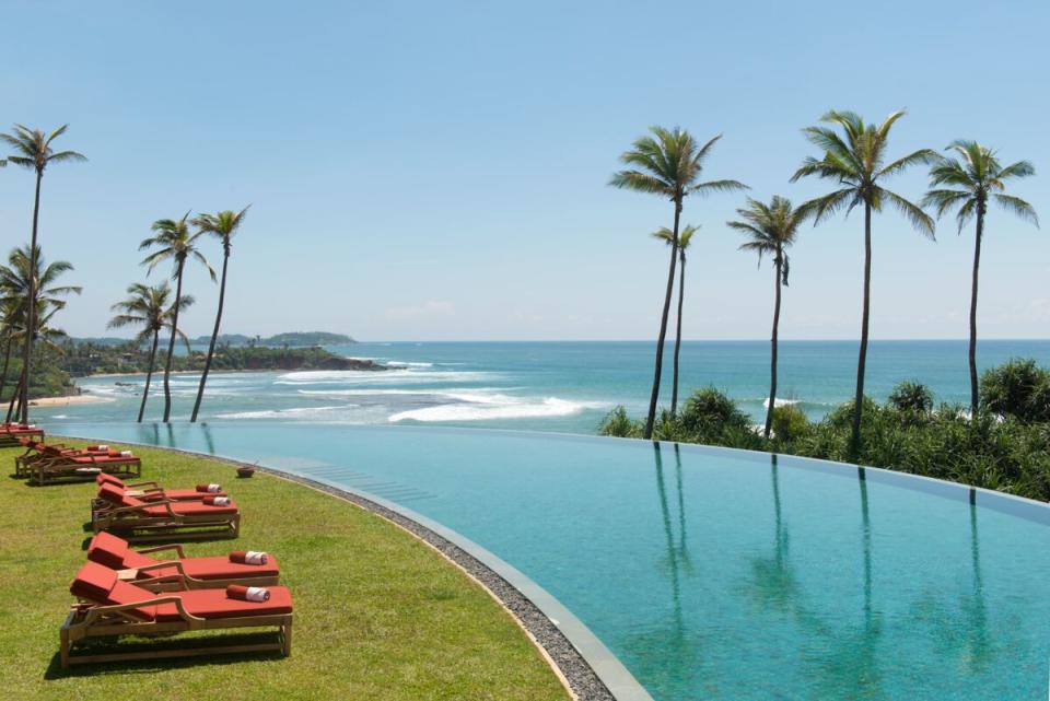 Cape Weligama moon pool, Sri Lanka.