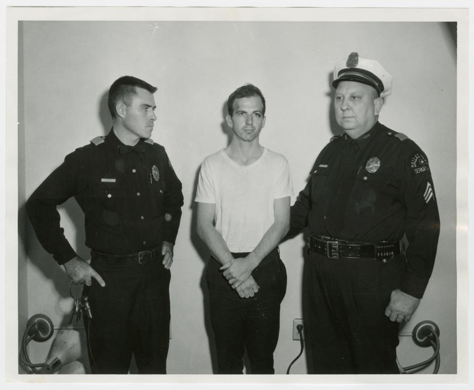 Lee Harvey Oswald, center