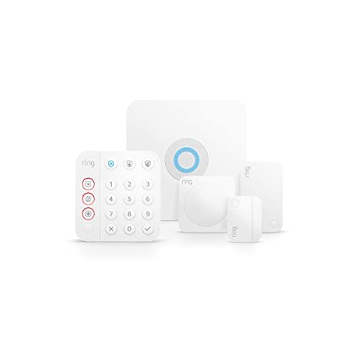 Ring Alarm 5-piece kit (2nd Gen) – home security system with optional 24/7 professional monitor…