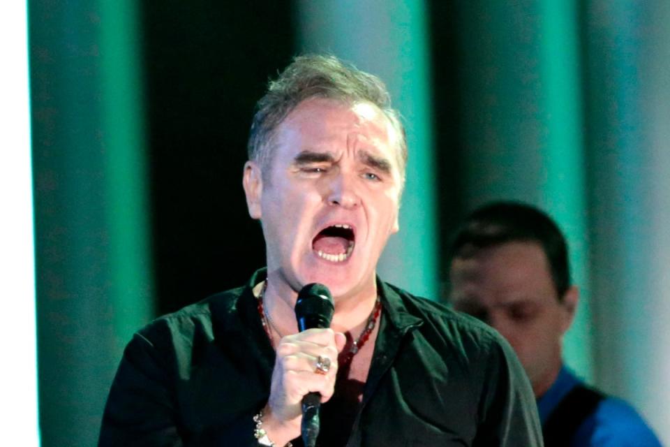 Morrissey performing in 2013 (Daniel Sannum Lauten/AFP via Getty Images)
