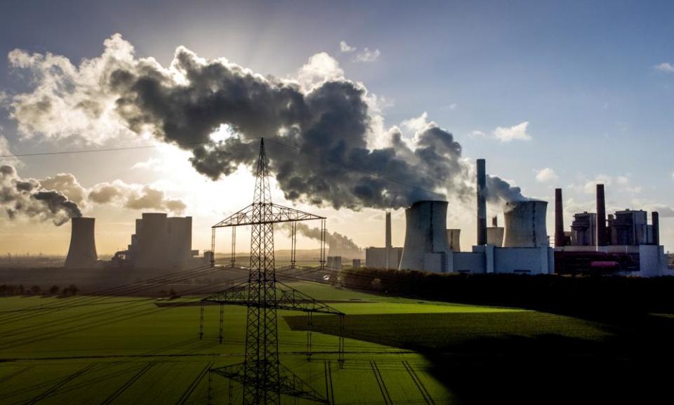 The Neurath coal-fired power plant near Grevenbroich, Germany.