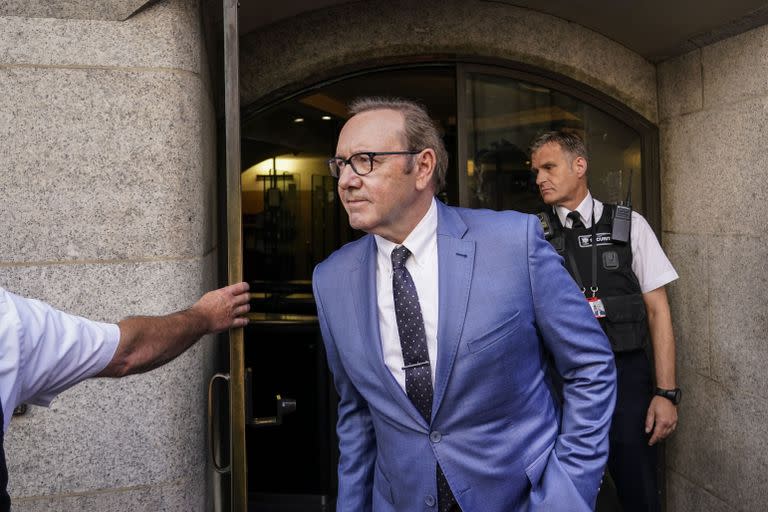 Kevin Spacey, luego de su paso por la Justicia de Londres