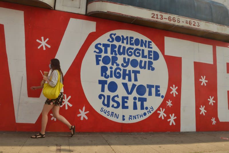 "When pollsters ask if you are planning to vote, most people will say 'yes,' because that's what a good citizen should say," said Ohio State professor Herb Asher. "If you find that the person you're talking to doesn't know where to vote or how to vote, doesn't have much info, doesn't care, you might say the probability this person is voting is not a certainty." File Photo by Jim Ruymen/UPI