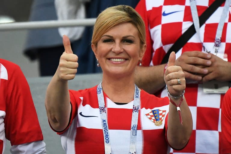 Croatian President Kolinda Grabar-Kitarovic will be at the World Cup final in Moscow