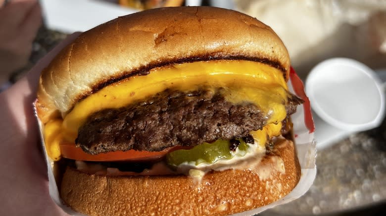 In-N-Out burger bun