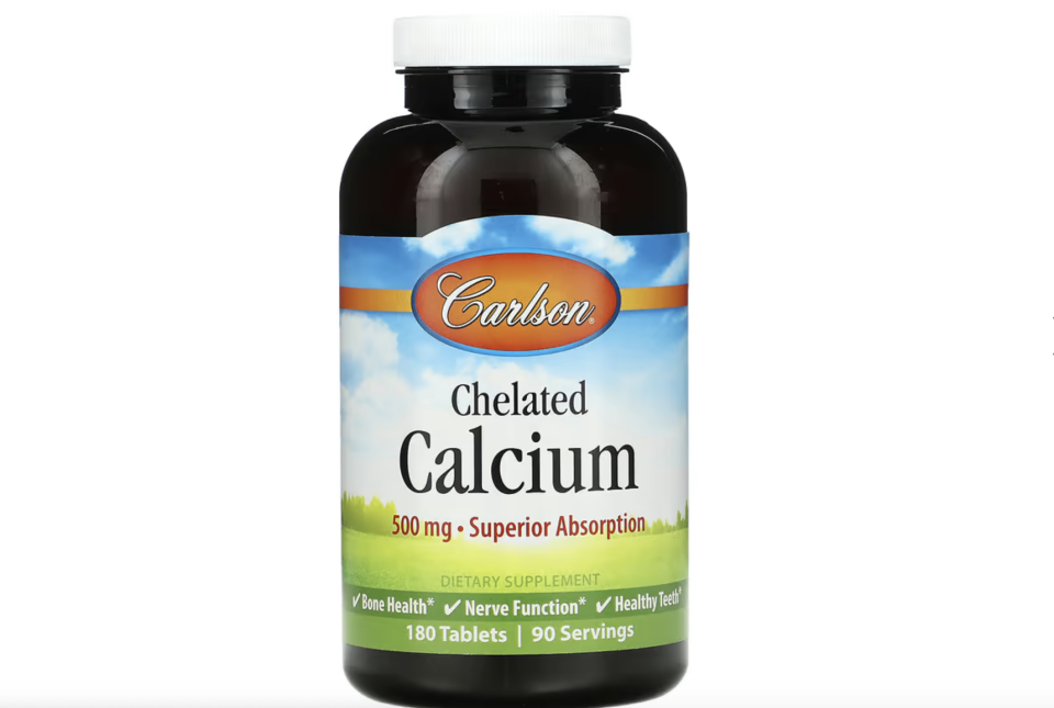 Carlson, Chelated Calcium, 250 mg, 180 Tablets. (PHOTO: iHerb)