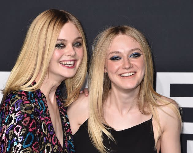 Elle Fanning and her sister Dakota Fanning in 2016. (Photo: C Flanigan via Getty Images)