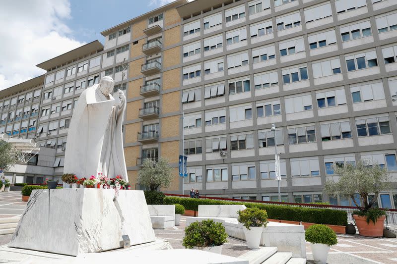 Pope Francis is still hospitalised at Rome's Gemelli hospital