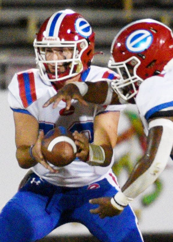 EvangelÕs Peyton Fulghum during their game against Northwood Friday evening, October 7, 2022, at Northwood High School.