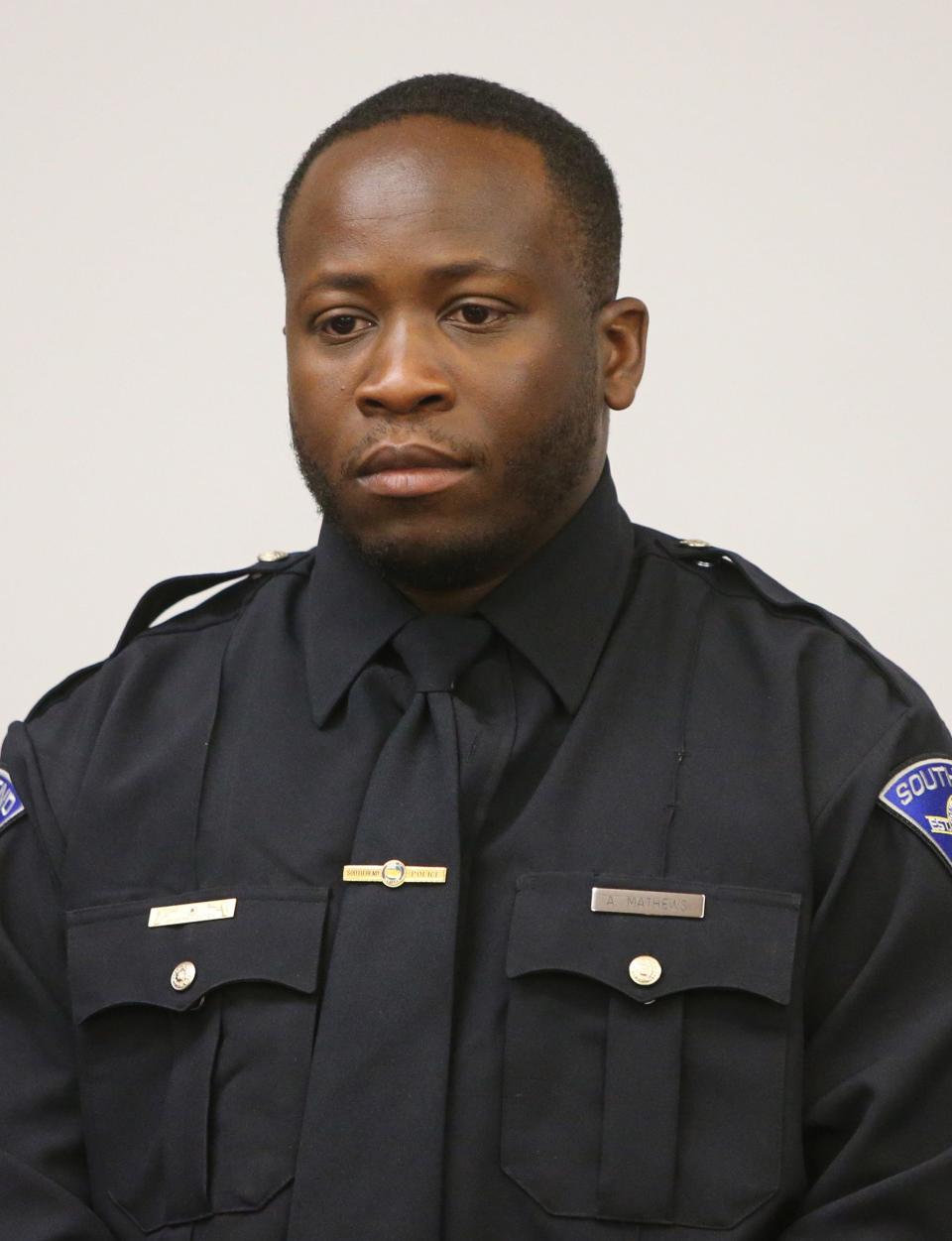 South Bend Police Officer Andre Mathews