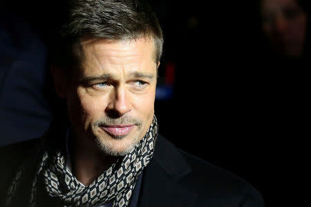 FILE PHOTO: Actor Brad Pitt arrives at the premiere of the film "Allied" in Madrid, Spain on November 22, 2016. REUTERS/Juan Medina/File Photo