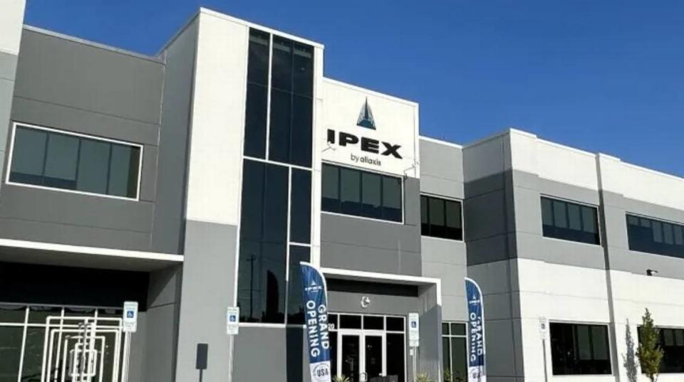 IPEX, a maker of thermoplastic piping, recently opened a $200 million plant in Pineville that will bring with it 150 jobs.