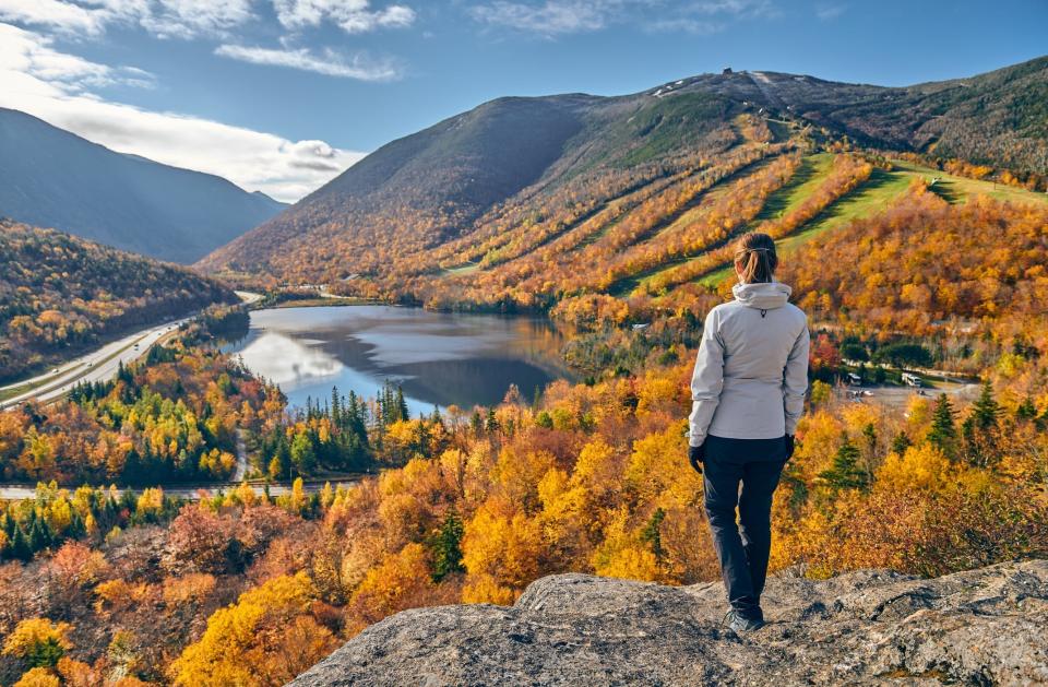 Did the boom come from over there? White Mountains, New Hampshire.