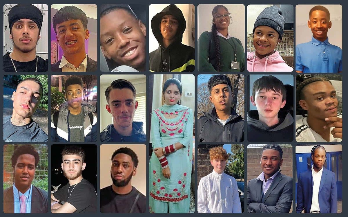 The 21 teenage victims of violence in 2023 (ES Composite)