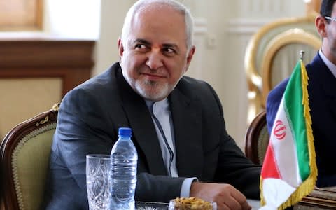 Javad Zarif made the claims at a briefing in New York - Credit: ATTA KENARE/AFP/Getty Images