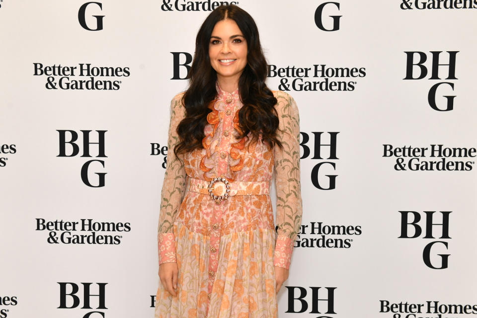 <p>Food Network's Katie Lee Biegel hits the red carpet at the BHG100 event, celebrating 100 years of <em>Better Homes & Gardens, </em>in N.Y.C. on Sept. 29. </p>