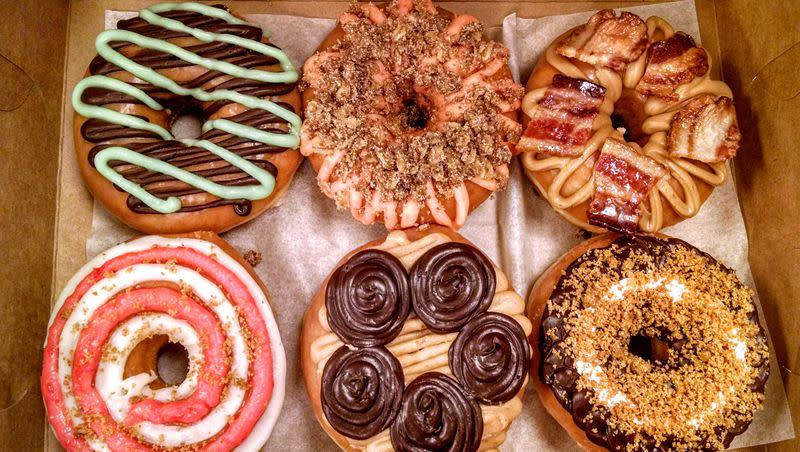 Doughnuts from Beyond Glaze, which was noted in “Donut Nation.” Gifting others food is a great way to make a new friend and help others feel loved.