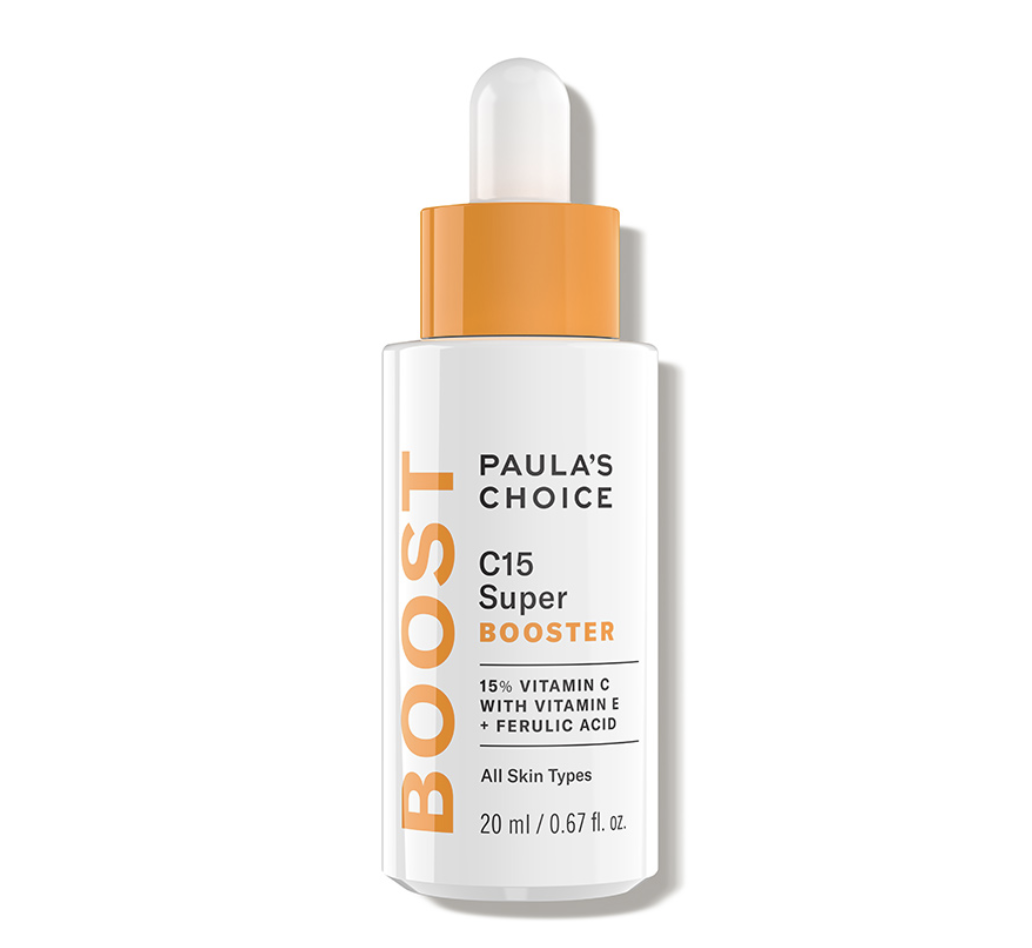 <p><a href="https://go.redirectingat.com?id=74968X1596630&url=https%3A%2F%2Fwww.paulaschoice.com%2Fc15-super-booster%2F777.html&sref=https%3A%2F%2F" rel="nofollow noopener" target="_blank" data-ylk="slk:Shop Now;elm:context_link;itc:0;sec:content-canvas" class="link rapid-noclick-resp">Shop Now</a></p><p>C15 Super Booster</p><p>paulaschoice.com</p><p>$44.00</p>