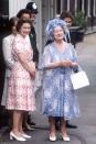 <p>Queen Elizabeth with the Queen Mother at Clarence House.</p>