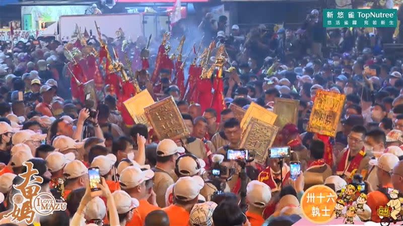 大甲媽祖遶境預計下午進入彰化縣，晚間媽祖鑾轎駐駕彰化市南瑤宮。（圖／寶島神很大）