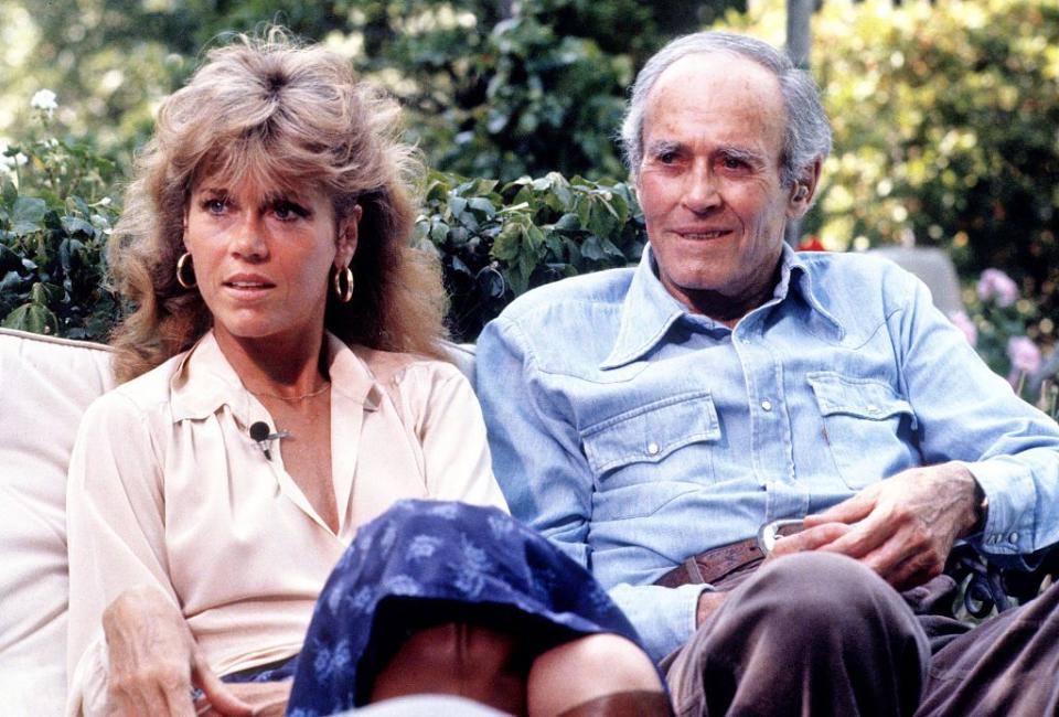 Henry Fonda and Jane Fonda