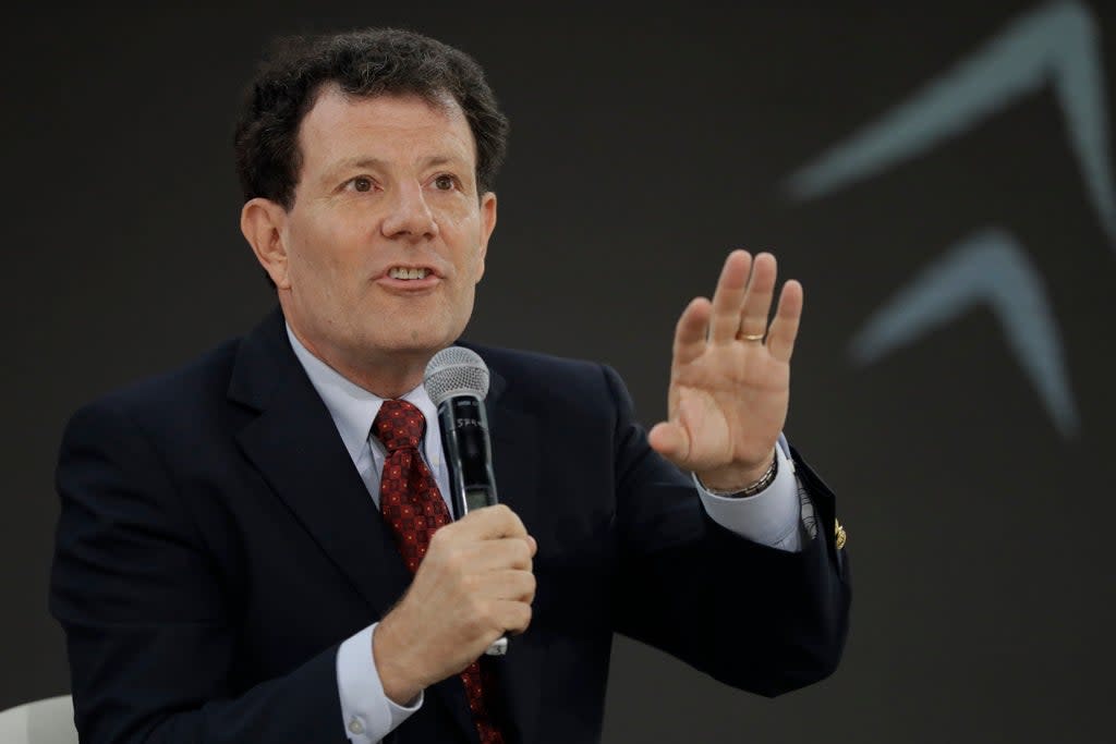 Kristof is running for Oregon governor and has left his NY Times columnist job to pursue the race  (Copyright 2017 The Associated Press. All rights reserved.)