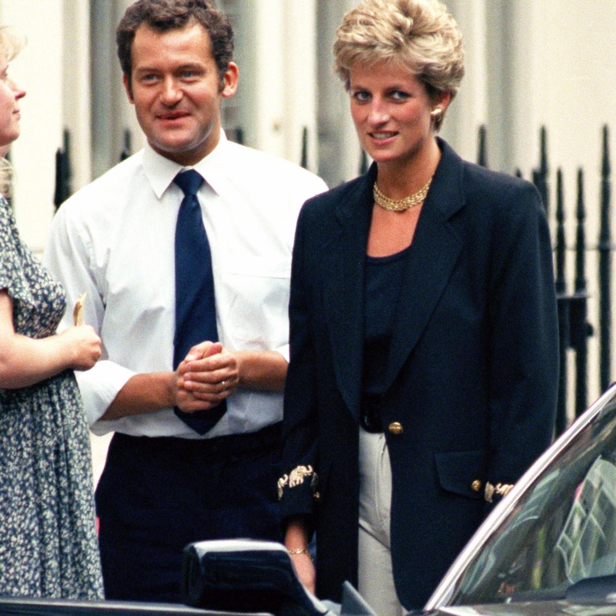  File Photo Showing Diana, The Princess Of Wales, In London With Her Butler, Paul Burrell, In 1994 