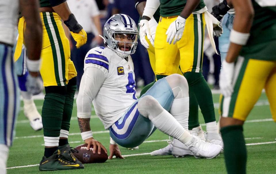 Dak Prescott and the Dallas Cowboys were all horrible in a 48-32 loss against Green Bay in the wildcard round on Sunday at AT&T Stadium.
