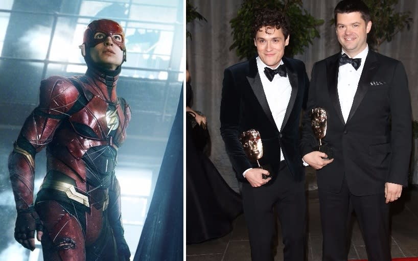 Are Phil Lord and Christopher Miller set to call the shots on Ezra Miller's 'The Flash'? (Credit: Warner Bros, WENN)