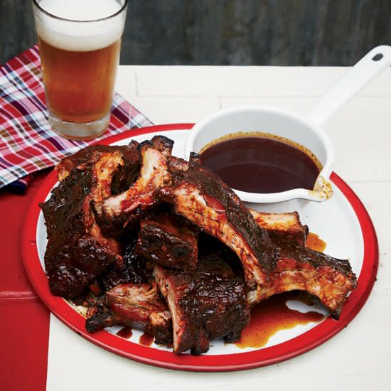 Molasses-Smoked Baby Back Ribs