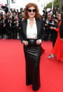 <p>Susan Sarandon at the <a rel="nofollow" href="https://www.yahoo.com/movies/tagged/cannes-film-festival" data-ylk="slk:Cannes Film Festival;elm:context_link;itc:0;sec:content-canvas" class="link ">Cannes Film Festival </a>screening of <em>Loveless</em> (<em>Nelyubov</em>) on May 18, 2017 (Photo: Gisela Schober/Getty Images) </p>