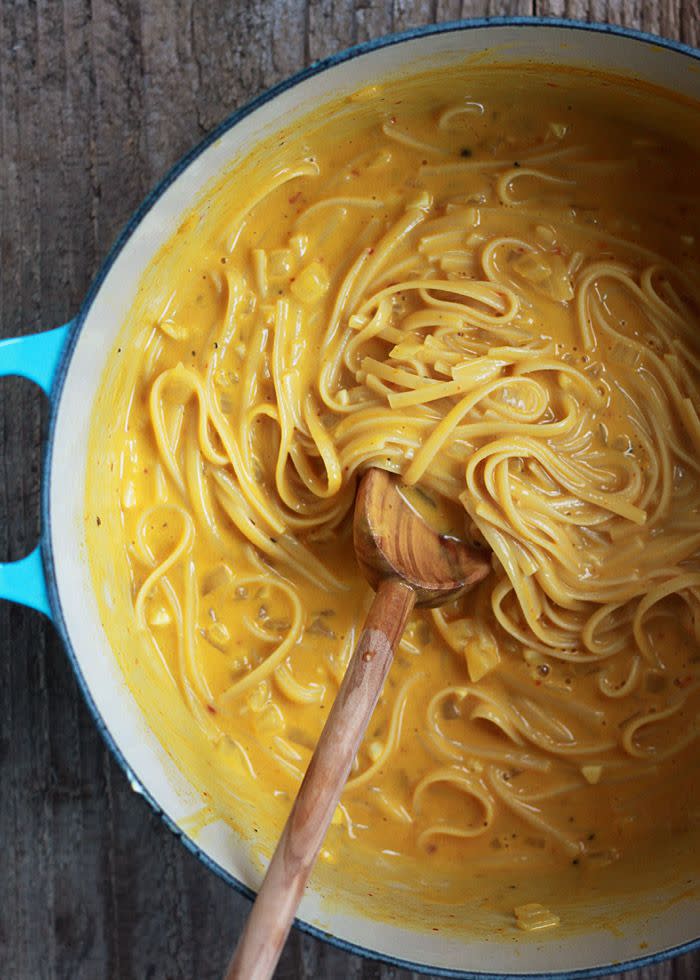 One-Pot Creamy Pumpkin Pasta