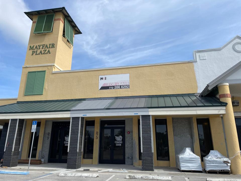 Frazier Creek Brewing & Distilling is expected to open in the Mayfair Plaza on U.S. 1 in Stuart in May this year.