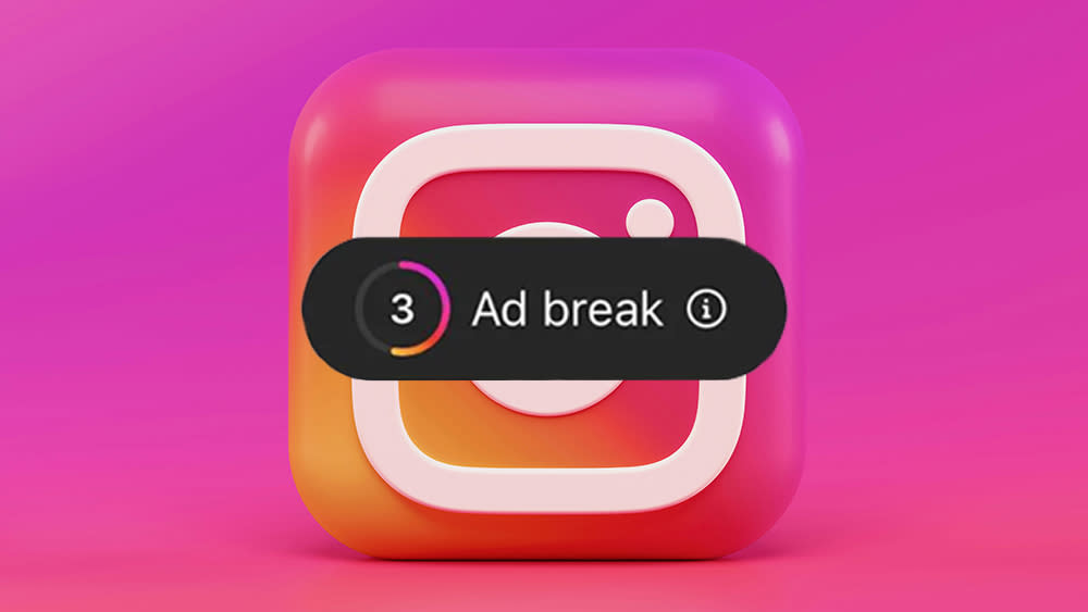  Instagram ad break. 