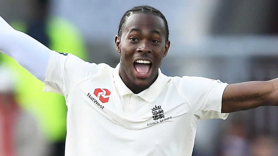 Jofra Archer, pictured during the Ashes, has lifted the lid on one of the series' most controversial moments.