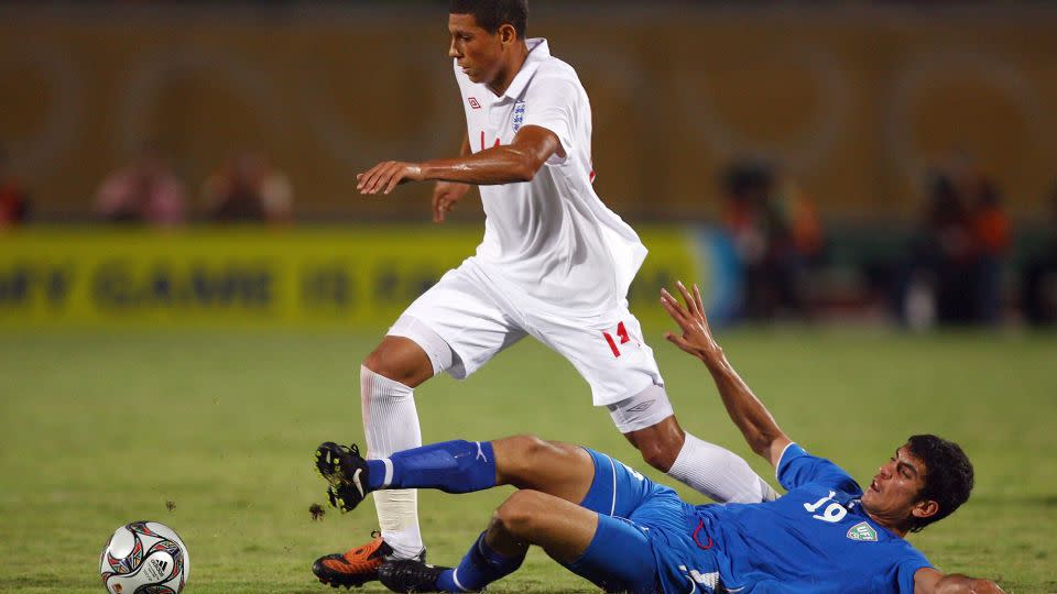 Briggs playing for England in the Under-20 World Cup in 2009. - Alex Livesey/FIFA/Getty Images