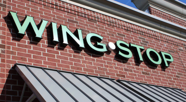 A Wingstop (WING) restaurant storefront in Columbus, Ohio.