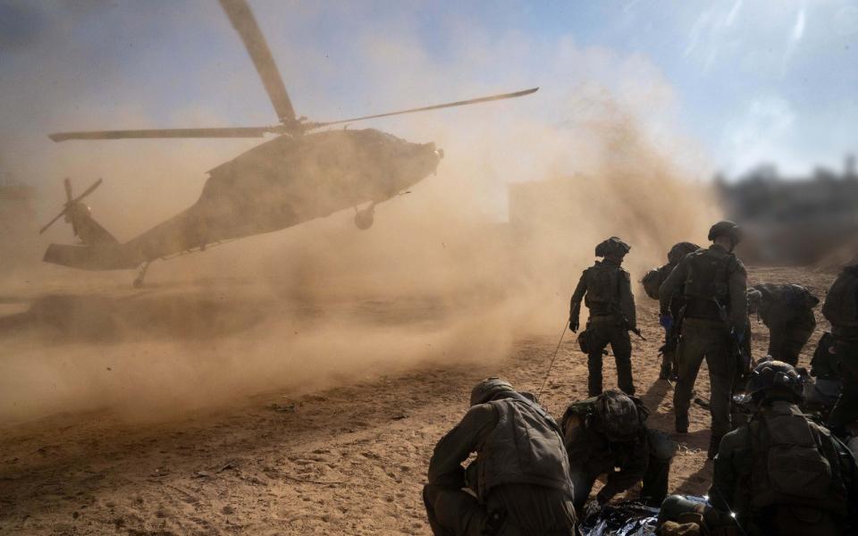 IDF troops operate in the Gaza Strip