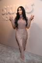 <p>Kim launched her shapewear and lingerie line SKIMS in 2019. The brand experienced a rocky start, after the mogul initially named the collection 'Kimono' - <a href="https://www.elle.com/uk/life-and-culture/culture/a28203636/kim-kardashian-kimono-shapewear-backlash/" rel="nofollow noopener" target="_blank" data-ylk="slk:leading to a huge backlash and accusations of cultural appropriation;elm:context_link;itc:0;sec:content-canvas" class="link ">leading to a huge backlash and accusations of cultural appropriation</a> - before renaming it SKIMS. The brand has since expanded into maternity wear and there are reports the businesswoman will soon make a <a href="https://www.elle.com/uk/life-and-culture/culture/a33940186/kim-kardashian-homeware-interiors-business/" rel="nofollow noopener" target="_blank" data-ylk="slk:foray into homeware.;elm:context_link;itc:0;sec:content-canvas" class="link ">foray into homeware.</a><br></p>