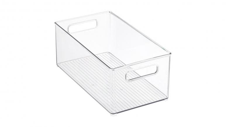 iDesign Clear Linus Deep Stackable Plastic Bin