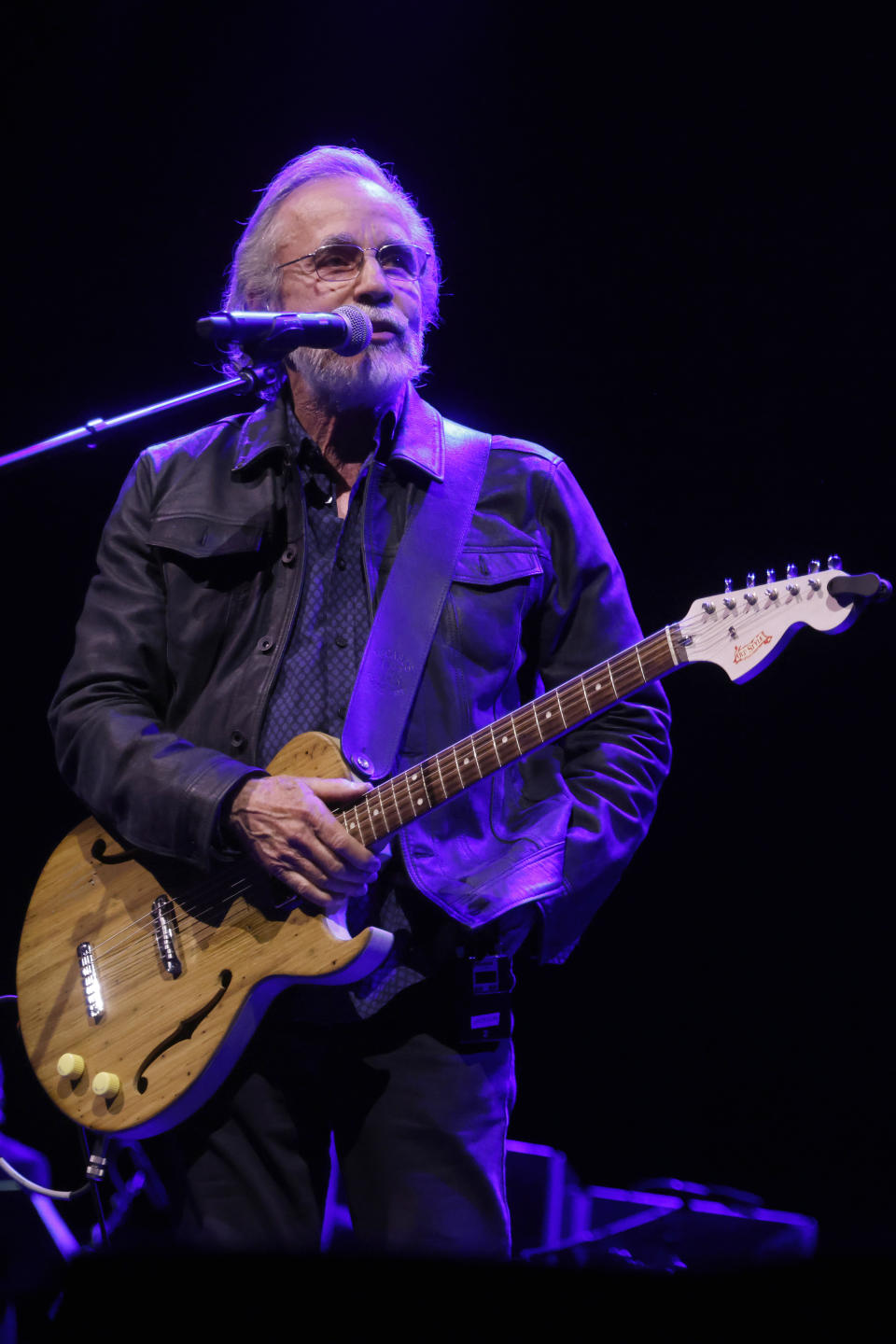 INGLEWOOD, CALIFORNIA - APRIL 18: Jackson Browne performs onstage during the Mavis Staples' 85th: All-Star Birthday Celebration at YouTube Theater on April 18, 2024 in Inglewood, California. (Photo by Taylor Hill/Getty Images for Blackbird Presents and Live Nation )