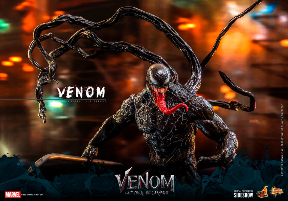 Venom sixth scale figure, with various symbiotic tentacles.