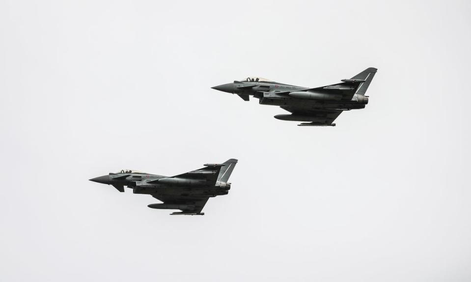 Eurofighter Typhoon jets (AP)