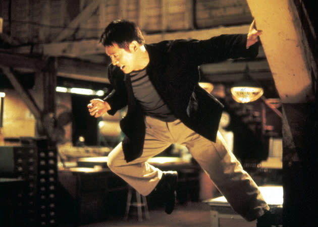 <b>Jet Li - 'Romeo Must Die'</b><br><br> Li gets lost in the fold a little bit being the smallest of the Expendables but that doesn’t mean he’s not adept to kicking ass and spouting off-liners like this.