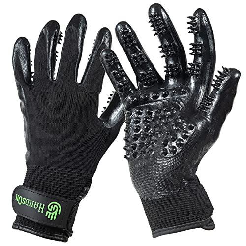 HandsOn Pet Grooming Gloves