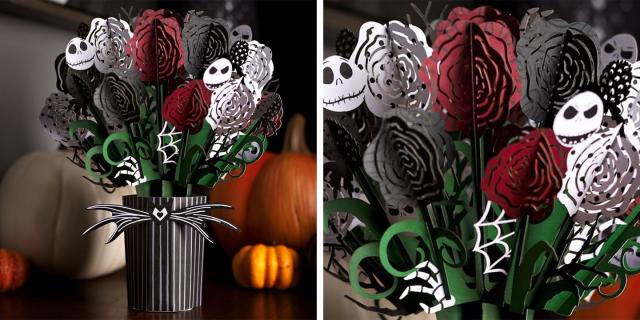 Disney Tim Burton's The Nightmare Before Christmas Paper Roses Lovepop