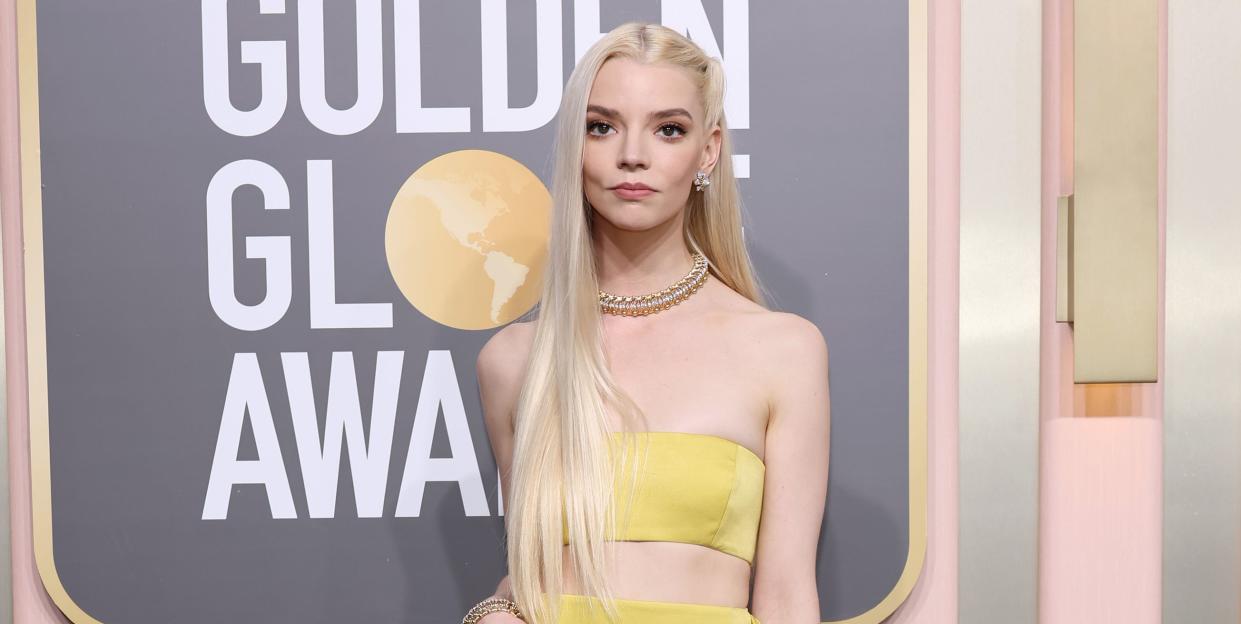 beverly hills, california january 10 anya taylor joy attends the 80th annual golden globe awards at the beverly hilton on january 10, 2023 in beverly hills, california photo by amy sussmangetty images